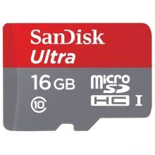 Карта памяти Sandisk Ultra microSDHC Class 10 UHS 16GB