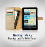Чехол Zenus для Samsung Galaxy Tab 7.7 Prestige Genuine leather Luxe Portfolio series (Navy)