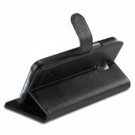 Кожаный чехол-подставка SGP для Galaxy S5 Wallet S (Black)