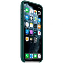 Чехол-накладка Apple кожаный для iPhone 11 Pro (Forest Green)