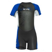 Гидрокостюм детский Bare 2mm Tadpole Shorty Kids (Синий/02)