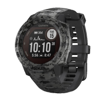 Умные часы Garmin Instinct Solar, camo graphite