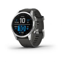 Умные часы Garmin Fenix 7s Wi-Fi, графит/серебристый