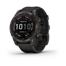 Умные часы Garmin Fenix 7 Sapphire Solar, черный