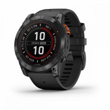 Умные часы Garmin Fenix 7X Pro Solar 51mm серые с черным ремешком (010-02778-01)