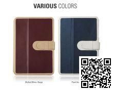 Чехол Zenus для Samsung Galaxy Tab 7.7 Prestige Genuine leather Luxe Portfolio series (Wine)