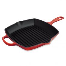 Сковорода-гриль LE CREUSET Гриль квадратный 26 см (Красная)