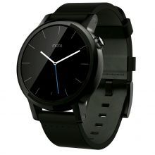 Motorola Moto 360 2nd Generation Leather (Black) 42mm - умные часы для Android