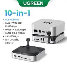 Док-станция UGREEN CM841 11-in-1 Docking Station для Mac Mini M4/M4 Pro with NVMe SSD Enclosure (65488)