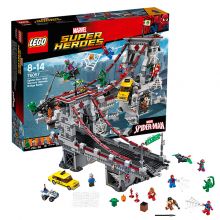 Конструктор LEGO Marvel Super Heroes 76057 Дуэль воинов с сетями на мосту