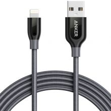 Кабель ANKER PowerLine+ USB - Lightning MFI (A8122) 1.8 м (Grey)