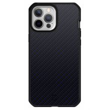 Чехол-накладка ITSKINS HYBRID CARBON для iPhone 13 (6.1"), синий