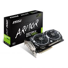 Видеокарта MSI GeForce GTX 1080 Ti 1531MHz PCI-E 3.0 11264MB 11016MHz 352 bit DVI 2xHDMI HDCP Armor OC