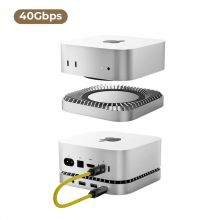 Док-станция RayCue Hub & Stand Mac Mini M4 и M4 Pro слот под SSD 40Gbs