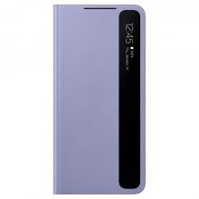 Чехол Samsung Smart Clear View Cover для Galaxy S21 FE Violet (EF-ZG990CVEGRU)