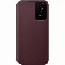 Чехол Samsung Smart Clear View Cover для Galaxy S22 + Burgundy (EF-ZS906CEEGRU)