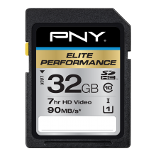 Карта памяти PNY Elite Perfomance SDHC Class 10 32GB 90 MB/s