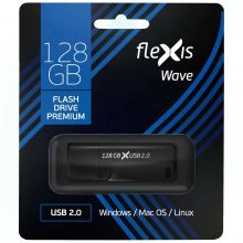 Флешка Flexis Wave RBK-110 128GB USB 2.0