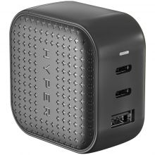 Сетевое зарядное устройство HYPER HyperJuice Lifestyle 65W GaN, черное (HJ265-BLACK)