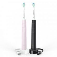 Звуковая зубная щетка Philips Sonicare 3100 series HX3675/15, розовый/черный