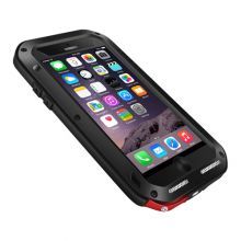 Ультрапрочный влагостойкий чехол Love Mei Powerful для Apple iPhone 6 (Black)