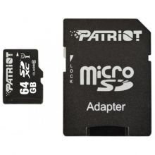 Карта памяти Patriot LX Series PSF64GMCSDXC10 microSDHC Class 10 UHS 64GB