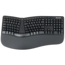 Клавиатура Microsoft Ergonomic, черная