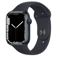 Умные часы Apple Watch Series 7 GPS 41mm Midnight Aluminium case with Sport Band (Midnight/Midnight)