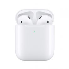 Беспроводные наушники Apple AirPods 2 с беспроводным зарядным футляром MRXJ2, белый