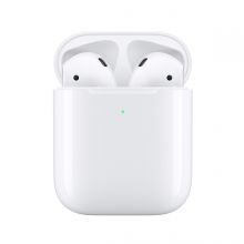 Беспроводные наушники Apple AirPods 2 с беспроводным зарядным футляром MRXJ2, белый