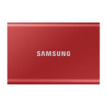 Внешний SSD диск SAMSUNG T7 2TB, USB Type-C, Red (MU-PC2T0R/WW)