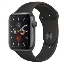 Часы Apple Watch Series 5 GPS 44mm Aluminum Case with Sport Band (Серый космос/Черный)