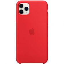 Чехол-накладка Apple силиконовый для iPhone 11 Pro Max красный (MWYV2ZM/A)