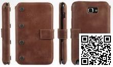 Чехол Zenus для Samsung Galaxy Note GT-N7000 Prestige Vintage G-Note Diary Series (Brown)