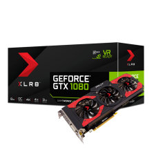 PNY GeForce GTX 1080 1708Mhz PCI-E 3.0 8192Mb 10000Mhz 256 bit DVI HDMI HDCP XLR8 OC GAMING