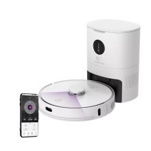 Робот-пылесос Polaris PVCRDC 0101 WiFi IQ Home Panorama Extra с влажной уборкой и станцией самоочистики