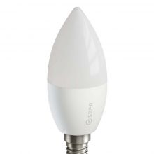 Лампа светодиодная SBER SBDV-00020, E14, C37, 5.5Вт, 6500 К