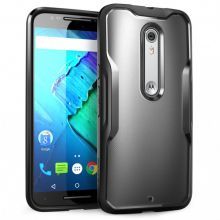 Чехол Motorola X Pure Unicorn Beetle Hybrid Protective Bumper Case (Frost/Black)