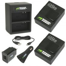 Зарядка Wasabi Power Dual Charger GoPro Hero 3/3+ + 2 аккумулятора Wasabi Power 1280 mAh