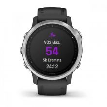 Умные часы Garmin Fenix 6S, серебристый/черный