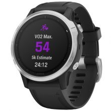 Умные часы Garmin Fenix 6S, серебристый/черный