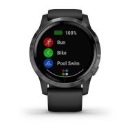 Умные часы Garmin Vivoactive 4, серый/черный