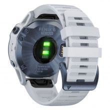 Умные часы Garmin Fenix 6 Pro Solar, синий минерал/белый