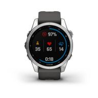 Умные часы Garmin Fenix 7s Wi-Fi, графит/серебристый