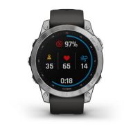 Умные часы Garmin Fenix 7 Wi-Fi, серебристый/черный