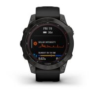 Умные часы Garmin Fenix 7 Sapphire Solar, черный