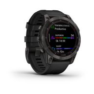 Умные часы Garmin Fenix 7 Sapphire Solar, черный