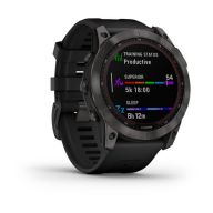 Умные часы Garmin Fenix 7X Sapphire Solar Wi-Fi, серый/черный