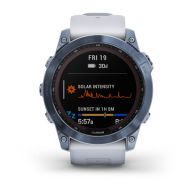 Умные часы Garmin Fenix 7X Sapphire Solar Wi-Fi, синий/серый