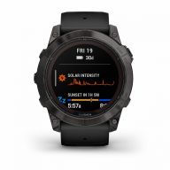 Умные часы Garmin Fenix 7X Pro Sapphire Solar Wi-Fi, серый/черный